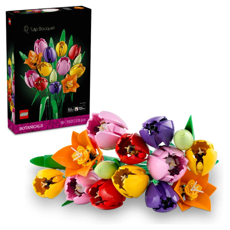 Lego Tulip Bouquet | Flower Building Set