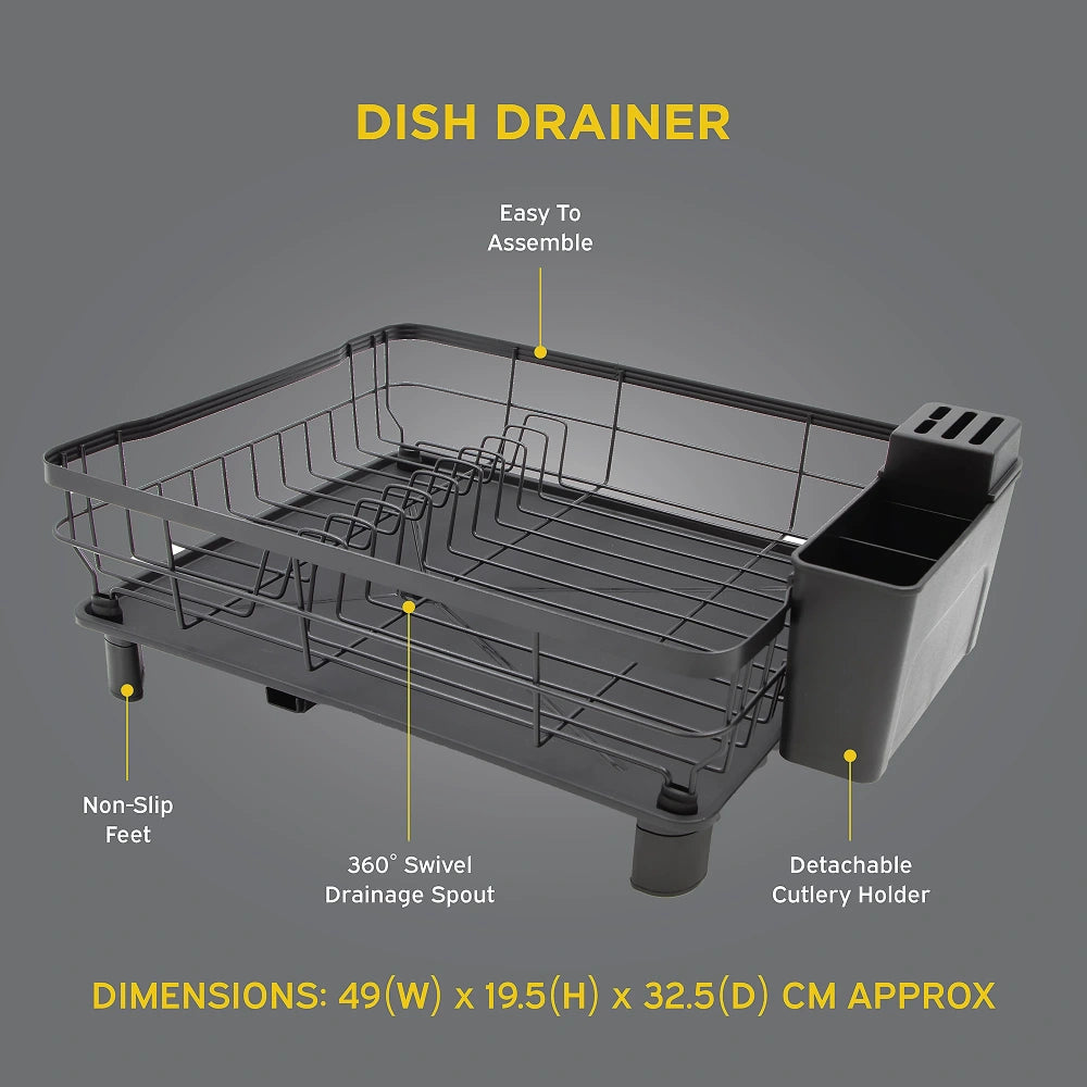 Blackmoor Dish Drainer - Black | 69169