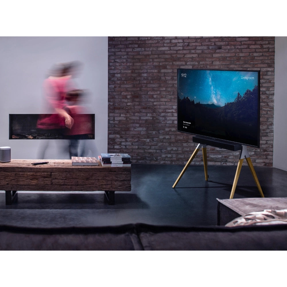 One for All Falcon 32 - 70 Inch TV Floor Stand - Light Oak | WM7482