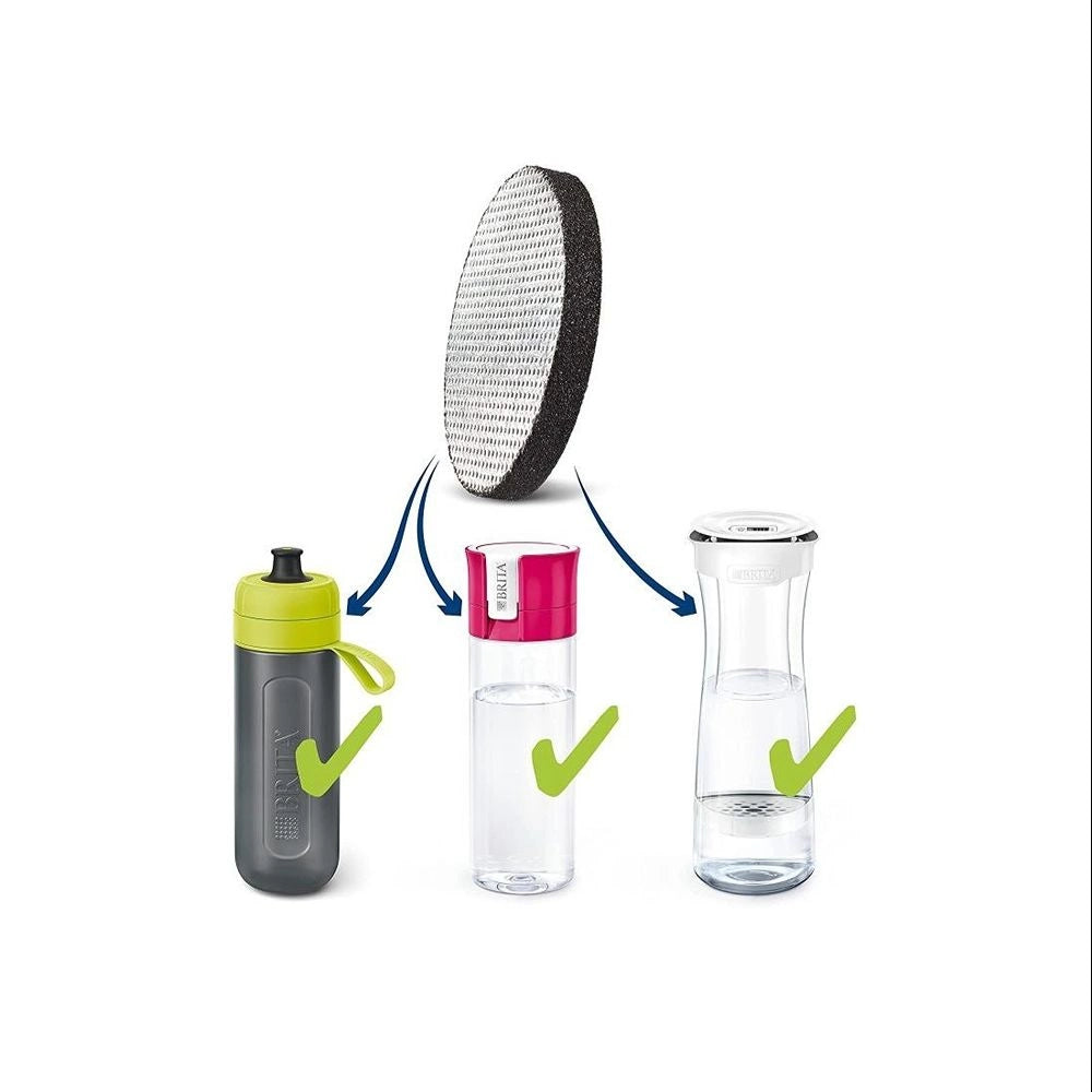Brita Universal Water Filter Discs for Fill & Go Bottles 3 Pack | S1310