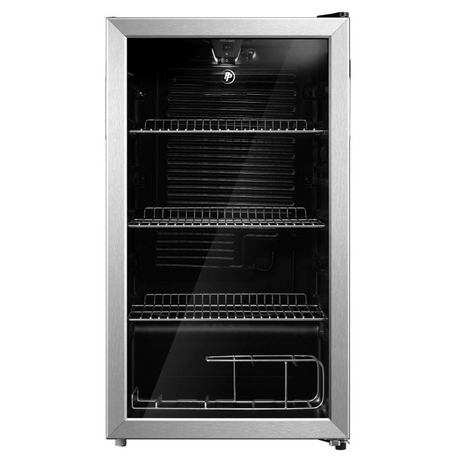 Powerpoint Beverage Drinks Cooler Fridge - Stainless Steel
