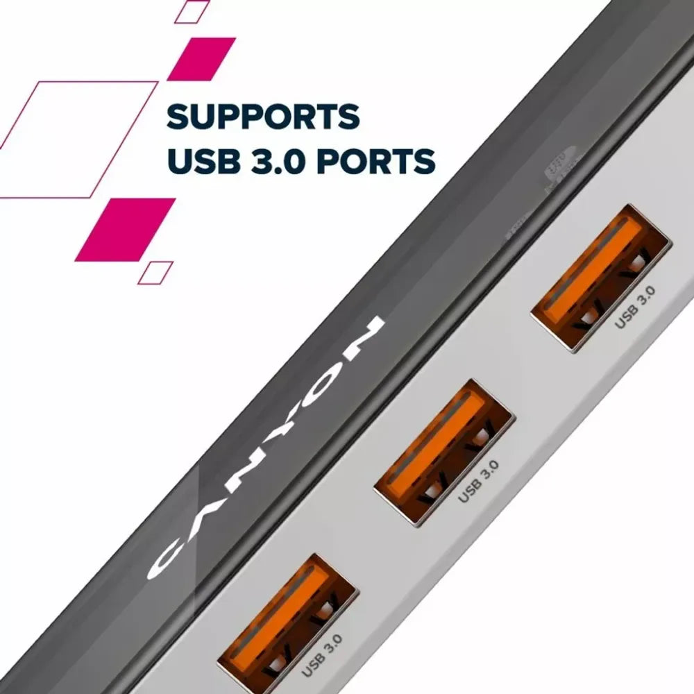 Canyon 7 Port USB C Hub 100w | CNS-TDS13