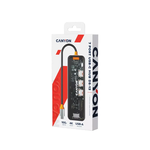 Canyon 7 Port USB C Hub 100w | CNS-TDS13