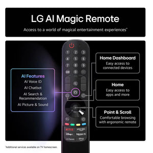 LG 65 Inch OLED AI B5 4K Smart TV | OLED65B56LA.AEK