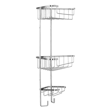 Croydex Wire 3 Tier Corner Basket | CRXQM262841