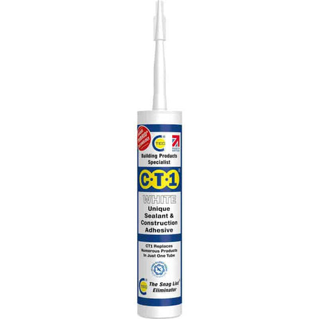 CT1 Sealant and Construction Adhesive 290ml - White | CT1535206