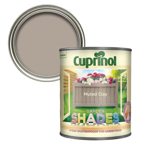 Cuprinol 1 Litre Garden Shades Woodstain - Muted Clay | 5122392