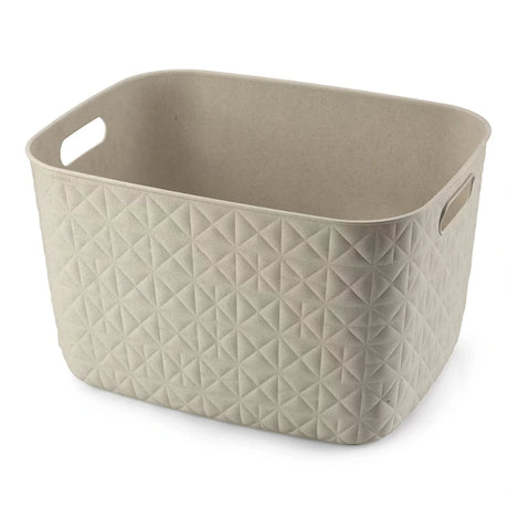 Curver Softex Large 19 Litre Storage Box - Chalk White | CUR260058