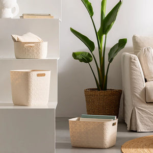 Curver Softex Large 19 Litre Storage Box - Chalk White | CUR260058