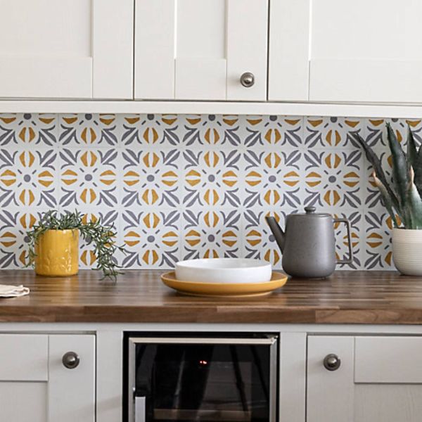 DC Fix Self Adhesive Wall Tile 15cm x 15cm - Cubia Gold | F2703107