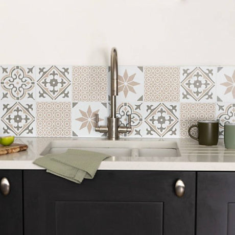 DC Fix Self Adhesive Wall Tile 15cm x 15cm - Jamila Olive | F2703103
