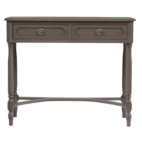 Macquillan 2 Drawer Console Table - Olive Brown | MQFN343