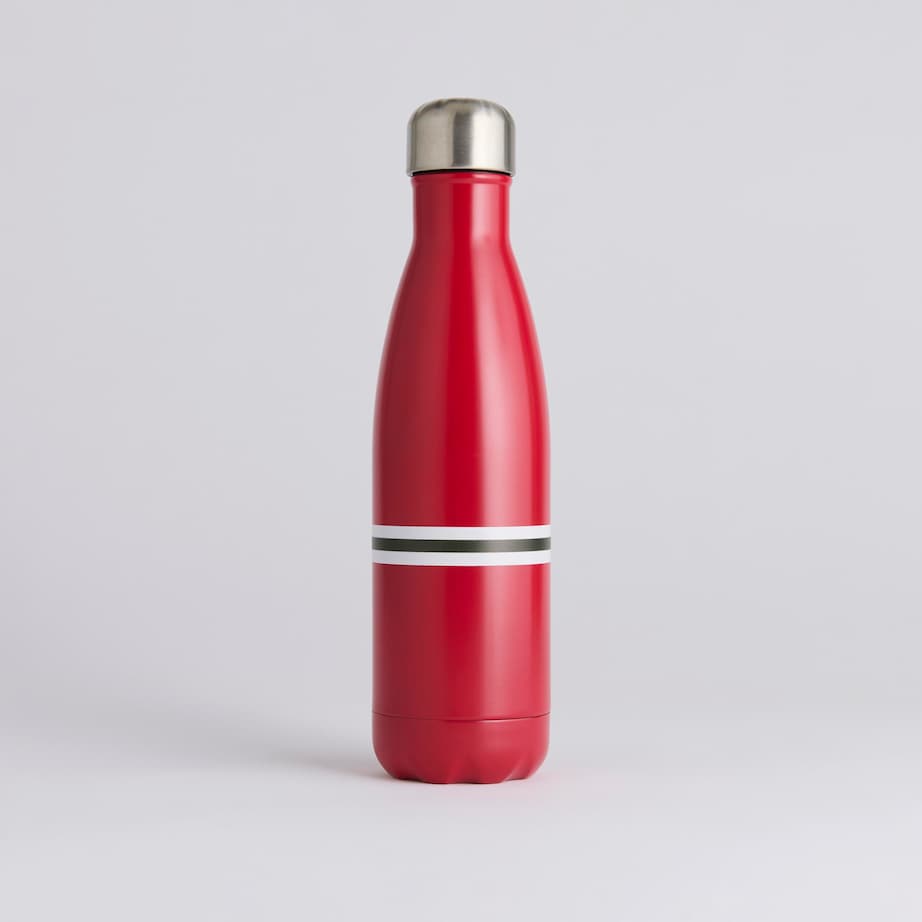 Team Merchandise Core Stripe Chill Bottle - Man Utd | WBECRSTPMNU