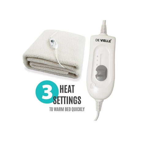 De Vielle Double - Premium Fleece Electric Under Blanket | DEF055825