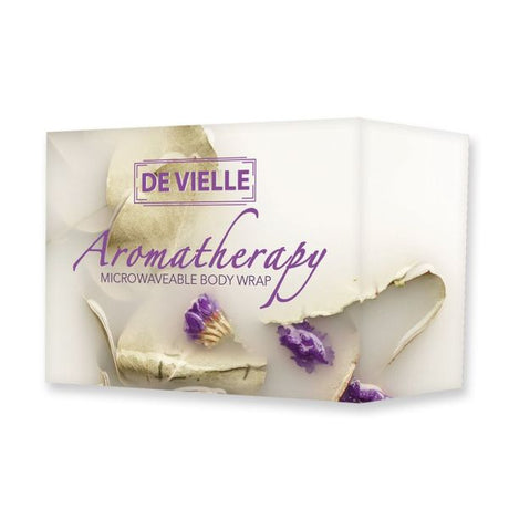 De Vielle Aromatherapy Microwaveable Heated Body Wrap - Grey | DEV015833