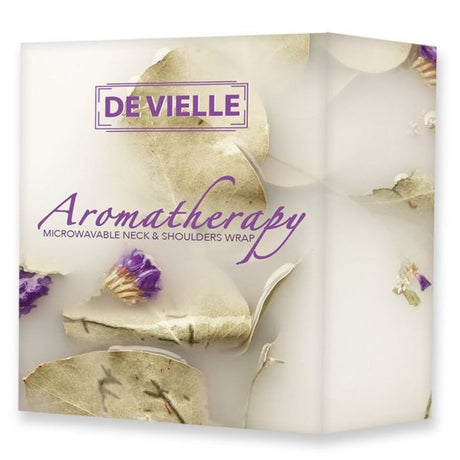 De Vielle Aromatherapy Microwaveable Heated Neck and Shoulders Pack - Grey | DEV015840