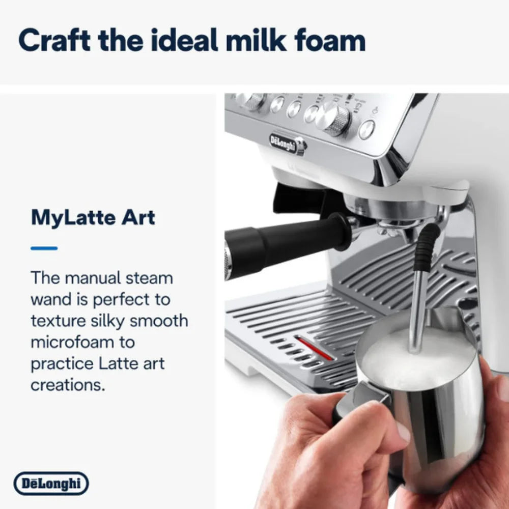 Delonghi La Specialista Arte Manual Bean to Cup Coffee Machine - Green | EC9155.GR