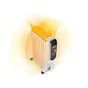 Delonghi Dragon Connect Smart 2.5kw Oil Filled Radiator with Wifi - White | TRD51025WIFI