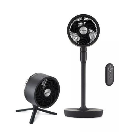 Dimplex Duocool 2 in 1 Pedestal / Desk Fan Smart Control - Graphite | DXRCF001