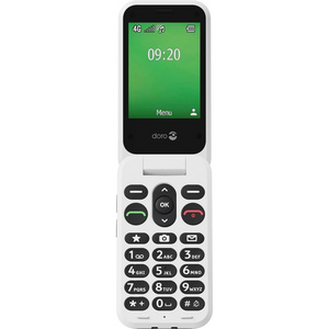 Doro Leva Sim Free E22 Mobile Flip Phone - Black / White | 8991