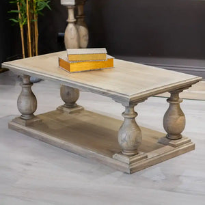 Tara Lane Pillars Coffee Table - Marwood | TL7247