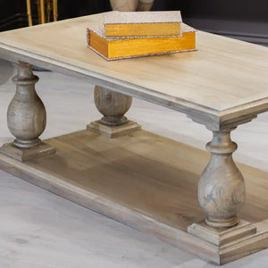 Tara Lane Pillars Coffee Table - Marwood | TL7247