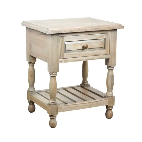 Tara Lane 1 Drawer End Table - Marwood | TL7246