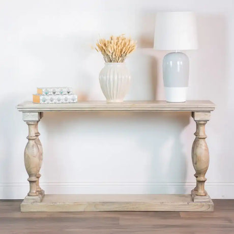 Tara Lane Pillars Console Table 150cm - Marwood | TL7249