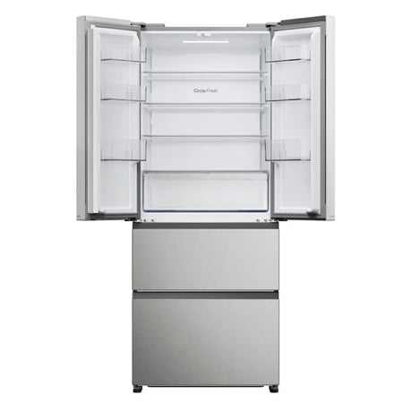 Hoover H-Fridge 700 Maxi Frost Free French Door Fridge Freezer - Platinum Inox | HONFQ2T718EXK