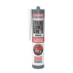 Evo-Stik Sticks Like Sh*t White Grab Adhesive All Weather 290ml | 30614237