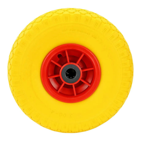 Solid PU Yellow Replacement Wheel for Sack Truck with 20mm Hole | 1652-48