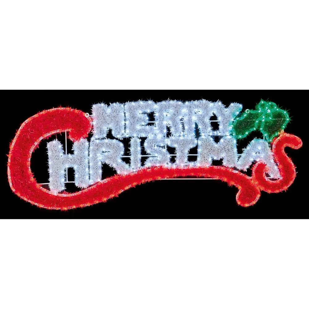 Premier LED Merry Christmas Sign - 145cm x 50cm | FLI192082