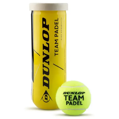 Dunlop Team Padel Balls 3 Pack Tube | 601553