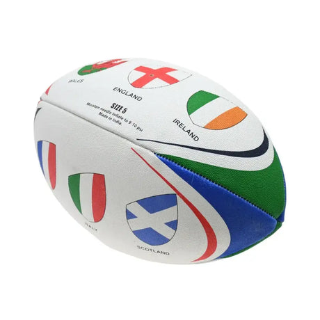 Gioco International Tournament Themed Rugby Ball Size 5 | GGB007505