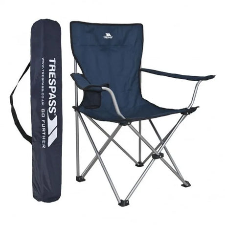 Trespass Settle Folding Camping Chair - Navy | UUACTVF10001