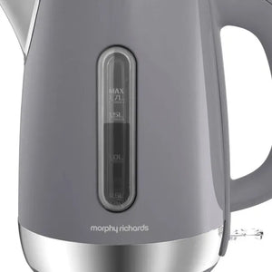 Morphy Richards Equip Jug Kettle 1.7 Litre - Grey | 102787
