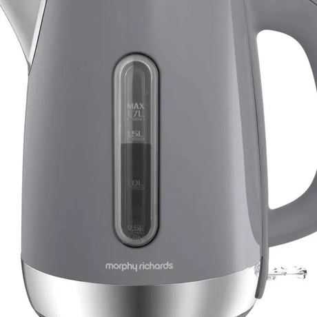 Morphy Richards Equip Jug Kettle 1.7 Litre - Grey | 102787