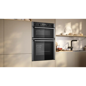Neff N50 Built in Electric Self Cleaning Double Oven - Stainless Steel | U2ACH7AN7B