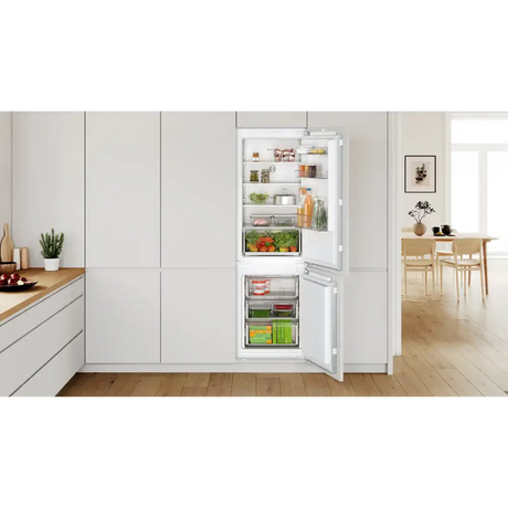 Bosch Series 2 Integrated 60/40 Built In Fridge Freezer - Fixed Hinge | KIN86NFE0G