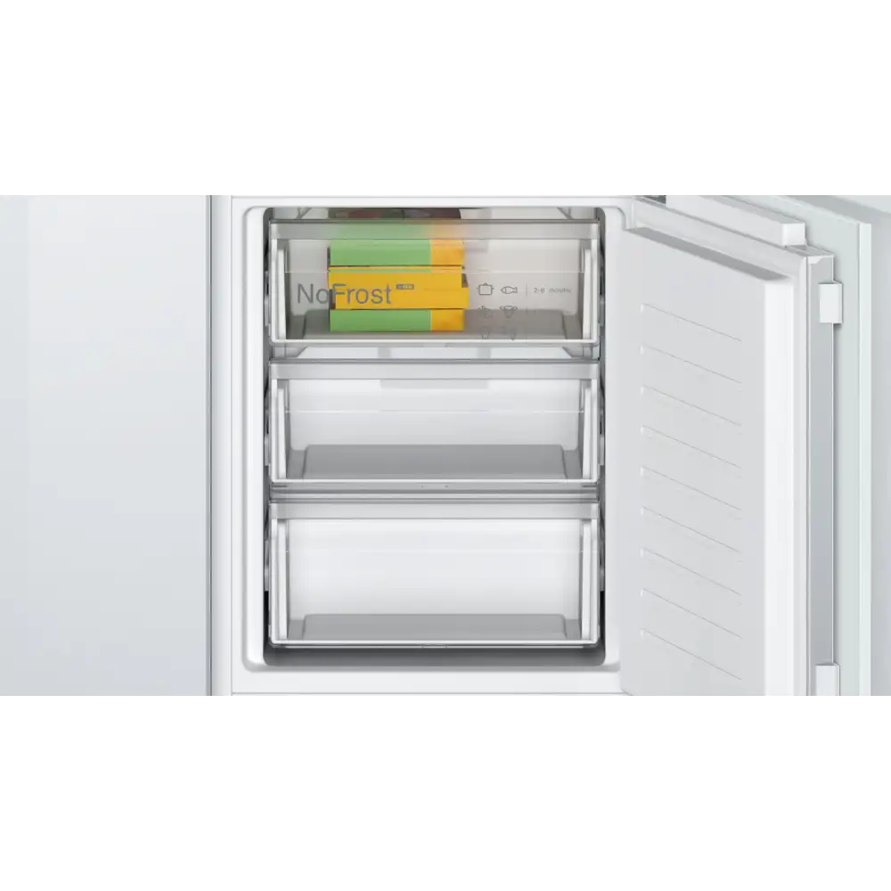 Bosch Series 2 Integrated 60/40 Built In Fridge Freezer - Fixed Hinge | KIN86NFE0G