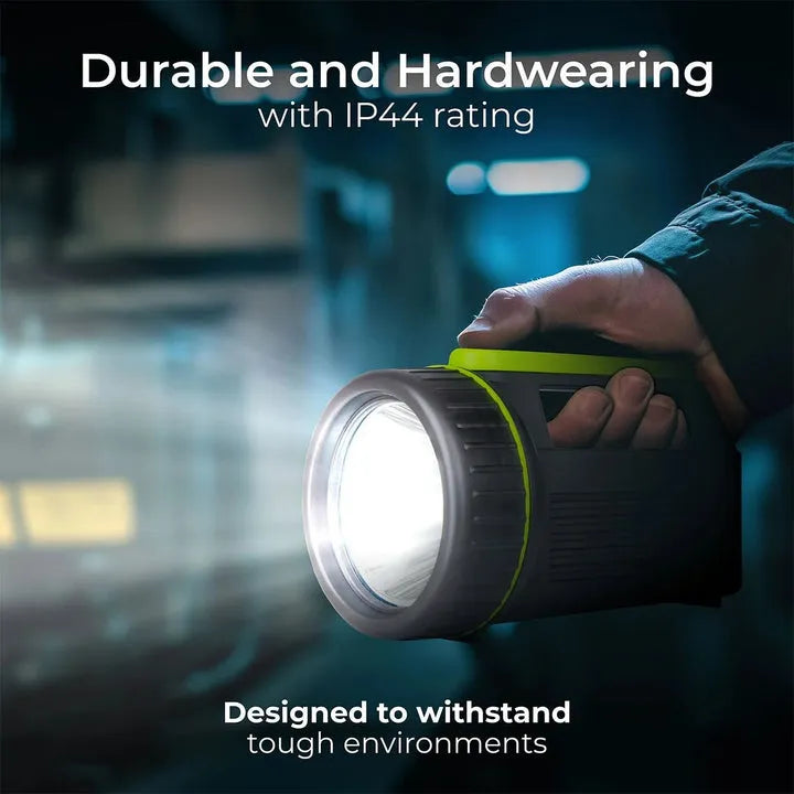 Luceco Rechargable Traditional Spotlight Torch Lamp 5W 200 Lumens | LILSP20G65-01