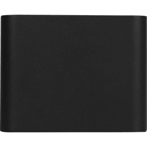 Luceco slate grey outdoor LED up and down wall light 10W showing cylindrical modern design with smooth finish