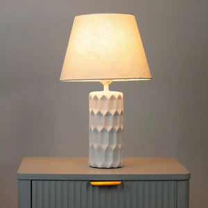 Tara Lane Isla Ceramic Table Lamp 41cm - White | TL6936