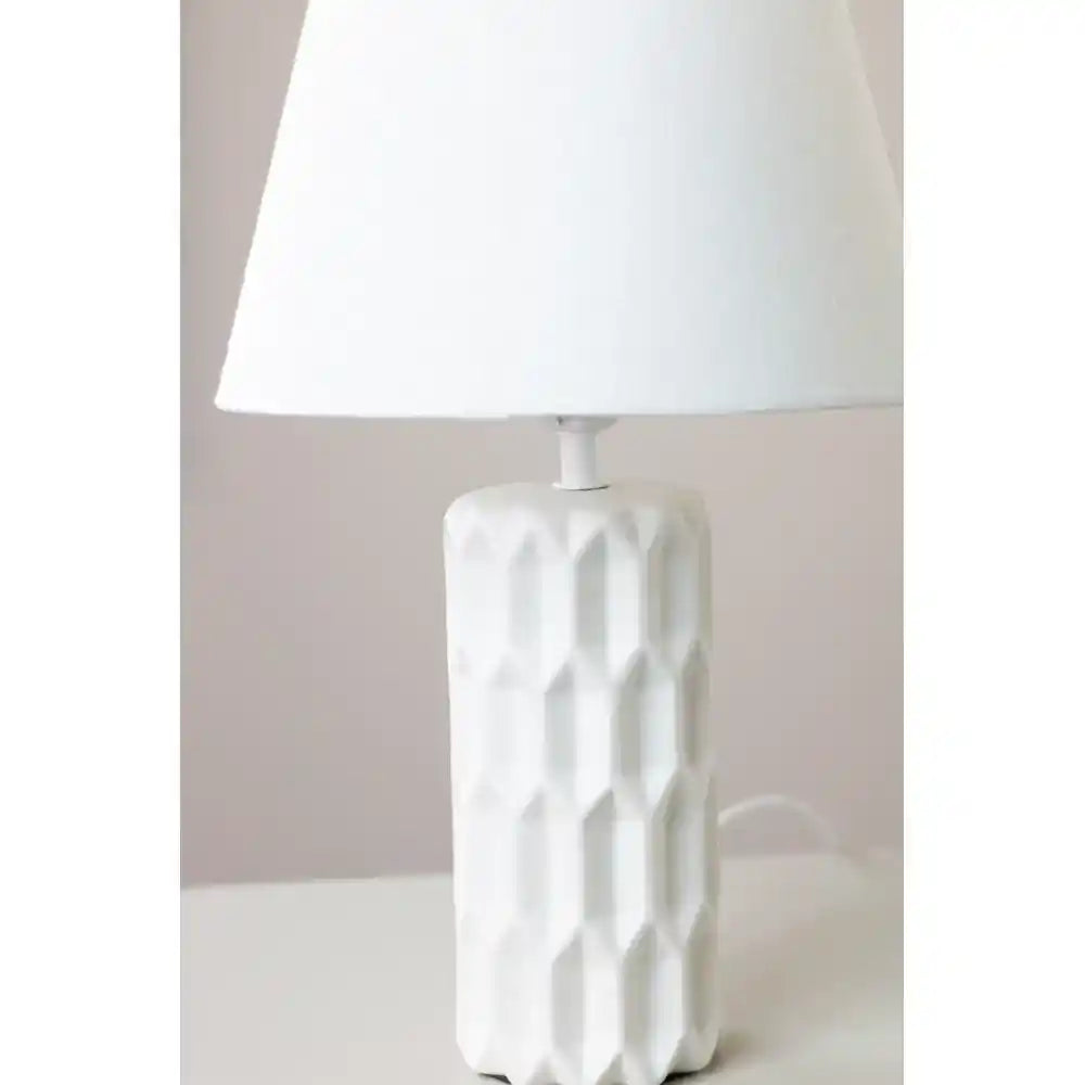 Tara Lane Isla Ceramic Table Lamp 41cm - White | TL6936