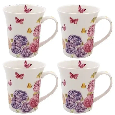 Dunlevy Butterfly Blossom Mug Set of 4 | PG5729