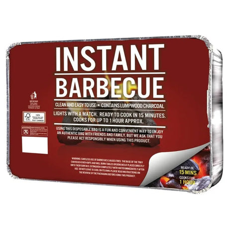 Homefire Disposable Instant BBQ Tray - Single | 611101012