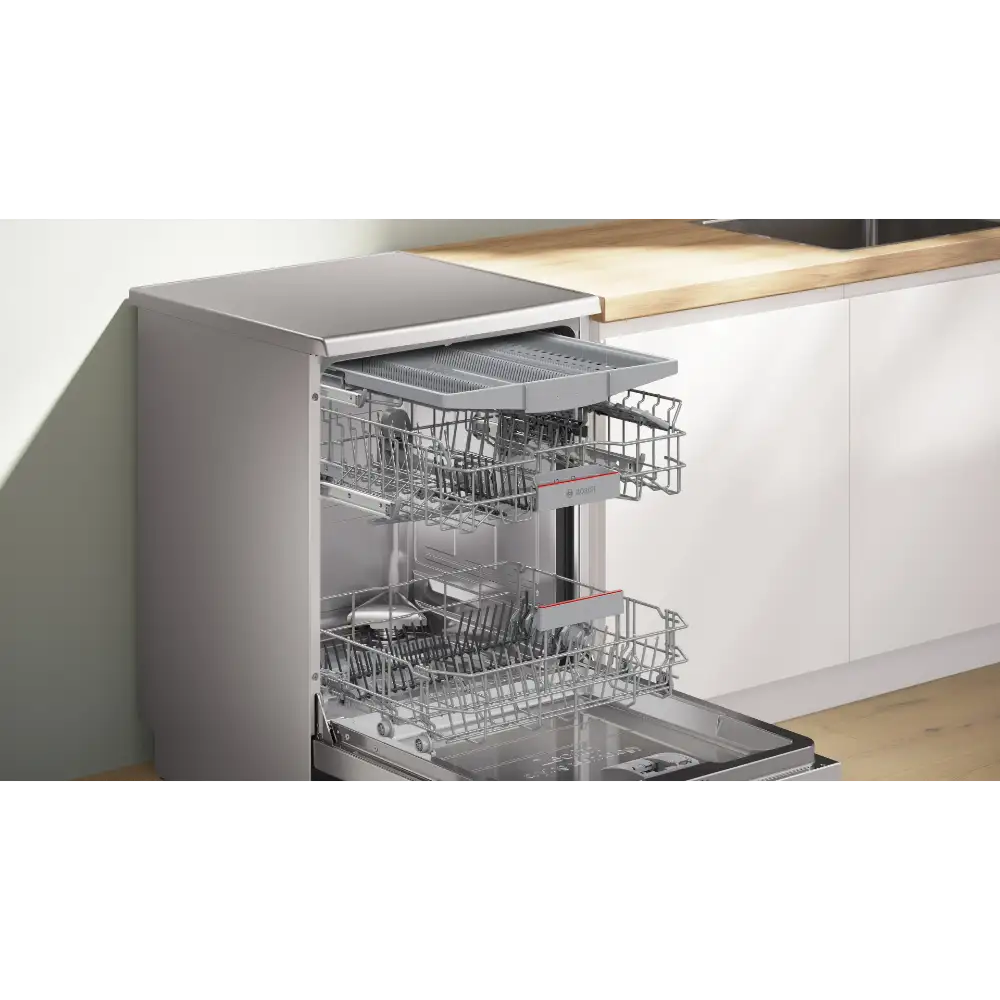 Bosch Serie 6 14 Place Dishwasher Wifi Enabled - Silver | SMS6ZCI10G