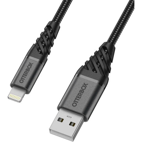 Otterbox USB A to Lighting Premium Charging Cable 2 Metre - Black | 78-52644