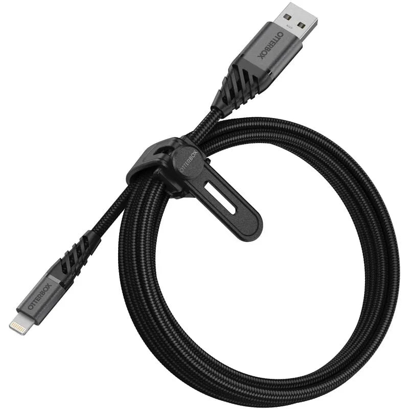 Otterbox USB A to Lighting Premium Charging Cable 2 Metre - Black | 78-52644