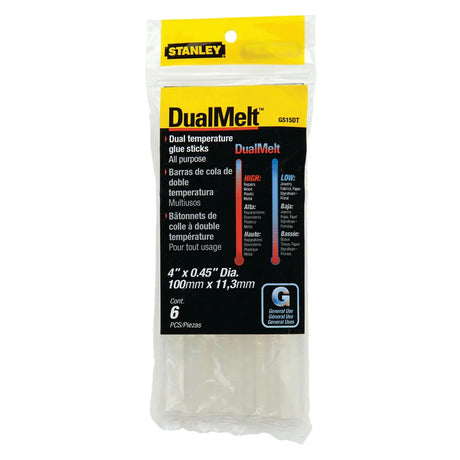 Stanley Dual Temp Glue Sticks 11.3mm x 100mm (Pack 24) | STA0GS20DT